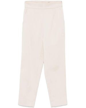 forte_forte Tapered Trousers - White