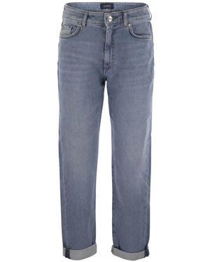 Sportmax Brian Turn-Up Jeans - Blue