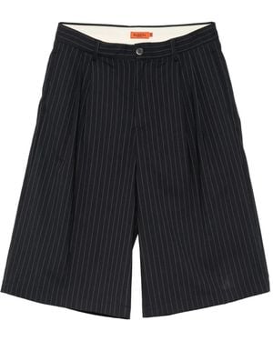 Barena Tarta Fulgor Pinstripe-Print Trousers - Black