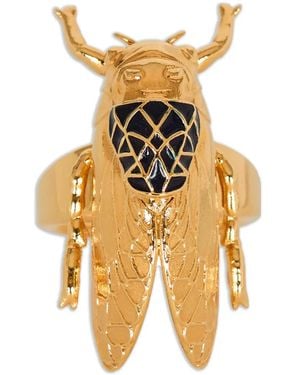 Balmain Ring Mit Insektendetail - Mettallic