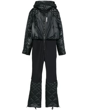 Colmar Quilted High Waist Ski Suit - Black