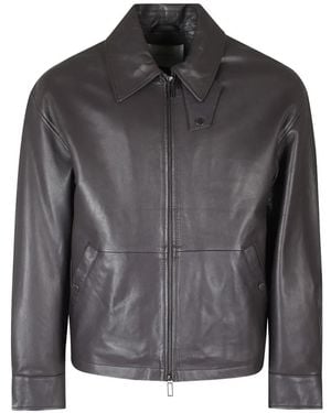 Paolo Pecora Leather Jacket - Gray