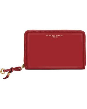 Gianni Chiarini Logo-Detail Wallet - Red