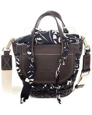 CUBA LAB Bolso Shopper Con Logo En Relieve - Negro