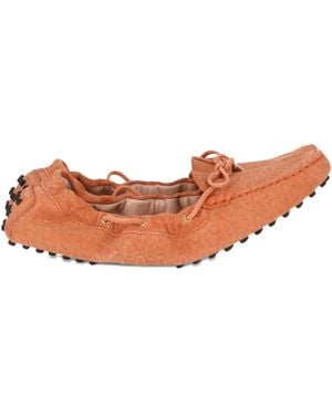 Tod's Monogram-pattern loafers - Pink