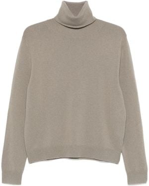 Hemisphere Jersey Con Cuello Vuelto - Gris