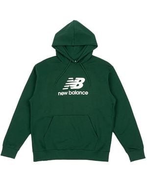 New Balance Logo French-Terry Hoodie - Green