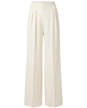 Saiid Kobeisy Pleated Wide-Leg Pants - White