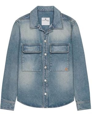 Courreges Pocket Denim Shirt - Blue