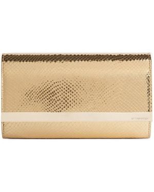 DSquared² Metallic Textured Wallet - Natural