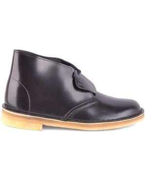 Clarks Bottines Desert À Lacets - Bleu