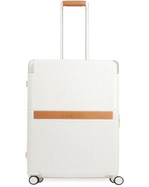 Lancel Empreinte レザートリム スーツケース - ホワイト