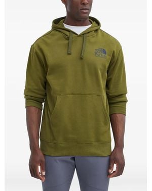 The North Face Logo-Print Hoodie - Green