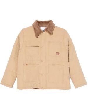 Chocoolate Logo-Patch Jacket - Natural