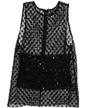 Herskind Jan Sequin-Embellished Top - Black