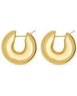 Jewels Aficionado フープピアス 18kイエローゴールド - メタリック