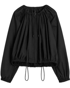 TOTEME Gathered Parachute Jacket - Black