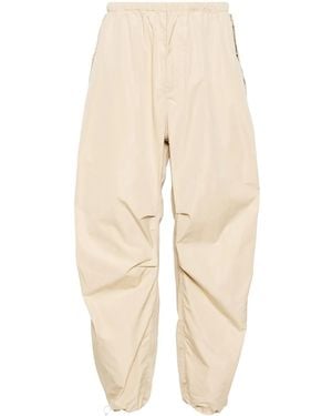 The Row Antico Taffeta Trousers - Natural