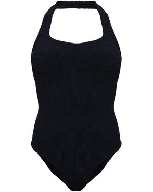 Hunza G Sandy Crinkle Swimsuit - Black