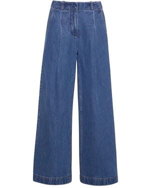 Cara Cara Cailyn Pleated-Front Jeans - Blue