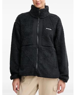 Columbia Embroidered-Logo Jacket - Black