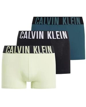 Calvin Klein Intense Power Boxers (Pack Of Three) - Blue