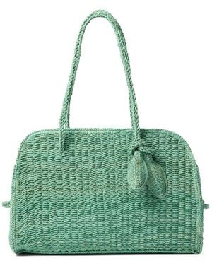 Jacquemus The Raffia Turismo Shoulder Bag - Green