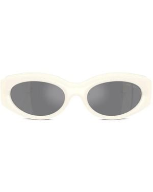 Jimmy Choo Oval-Frame Sunglasses - Metallic