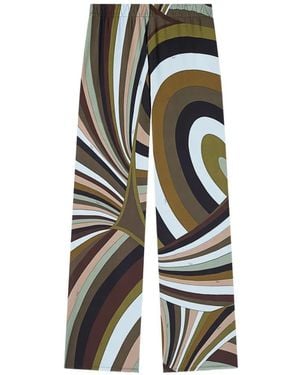 PUCCI Iride Broek Met Print - Wit