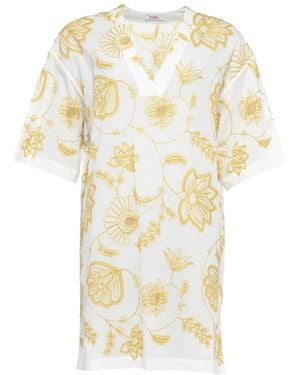 Eres Levia V-Neck Mini Dress - White