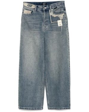 FIVE CM Patchwork Jeans - Blue