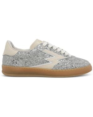 Moa Concept Club Deluxe Sneakers Met Glitter - Wit