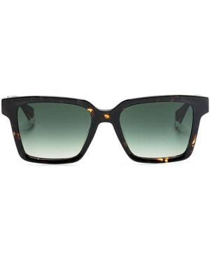 Gigi Studios Giselle Square-Frame Sunglasses - Green