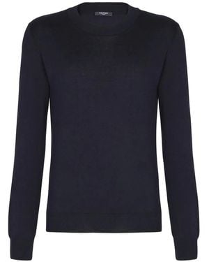 Balmain Crew-Neck Sweater - Blue