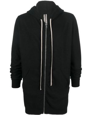 Rick Owens ジップ カシミアジャケット - ブラック