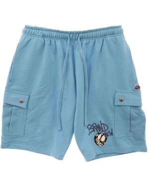 Chrome Hearts X Matty Boy Cargo Shorts - Blue