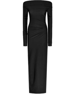 ANDAMANE Wallis Off-The-Shoulder Jumpsuit - Black