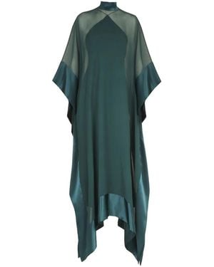 Taller Marmo Silk Kaftan Dress - Green
