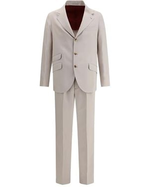 Brunello Cucinelli Silk Suit - Gray