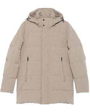 Paul & Shark Gesteppte Typhoon® Platinum Kapuzenjacke - Natur