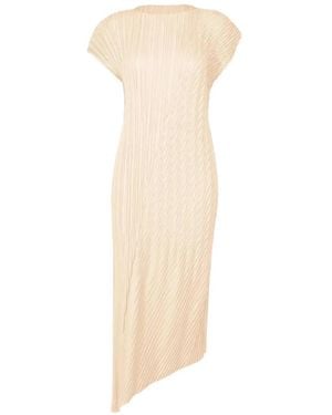 Issey Miyake Unfurling Pleats Midi Dress - White