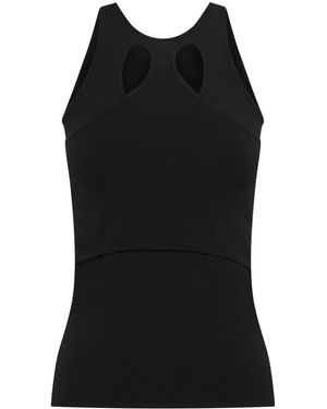 Dion Lee Mobius Loop Tanktop Met Uitgesneden Details - Zwart