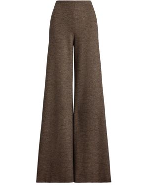 Ralph Lauren Wool Tick-Weave Jersey Isaiah Pants - Brown