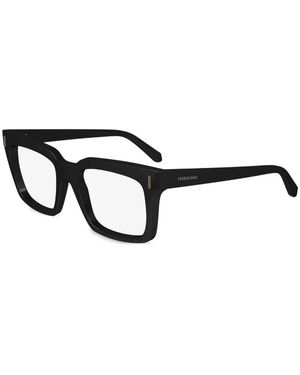 Ferragamo Gafas Con Montura Cuadrada - Blanco