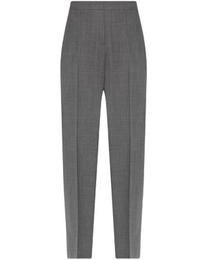 Fabiana Filippi Wool Polyamide Elastane Trousers - Grey