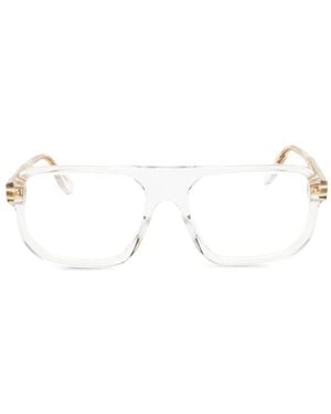 Marc Jacobs Rectangle-Frame Glasses - Natural