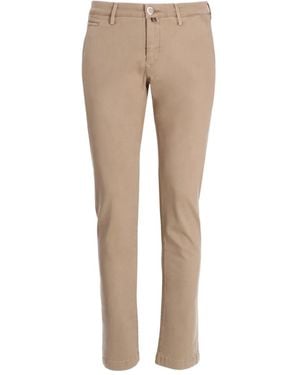Jacob Cohen Pantalon Bobby En Coton - Neutre
