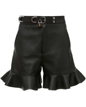 JW Anderson Shorts Con Ruches - Nero