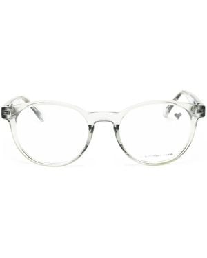 Calvin Klein Round-Frame Glasses - White