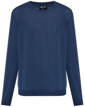 Giorgio Armani Maglione Girocollo - Blu
